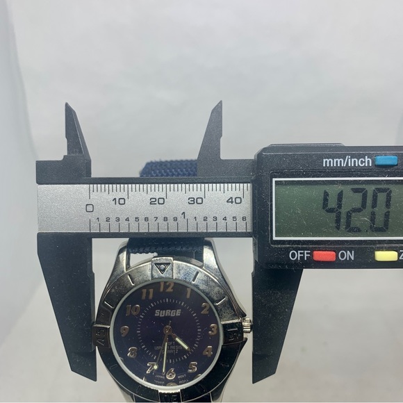 SURGE By Advance Men’s Quartz Wristwatch Nylon Band Japan Movement Working - Picture 9 of 16